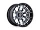 Fuel Wheels Catalyst Chrome with Gloss Black Lip 8-Lug Wheel; 22x12; -44mm Offset (03-09 RAM 3500 SRW)