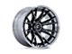 Fuel Wheels Catalyst Gloss Black with Brushed Gray Tint Face and Lip 8-Lug Wheel; 20x10; -18mm Offset (03-09 RAM 3500 SRW)