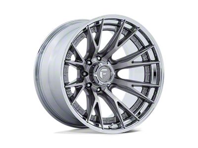 Fuel Wheels Catalyst Platinum with Chrome Lip 8-Lug Wheel; 20x10; -18mm Offset (03-09 RAM 3500 SRW)