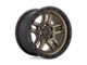 Fuel Wheels Ammo Matte Bronze with Black Bead Ring 6-Lug Wheel; 18x9; 1mm Offset (04-08 F-150)