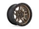 Fuel Wheels Ammo Matte Bronze with Black Bead Ring 6-Lug Wheel; 18x9; 1mm Offset (04-08 F-150)