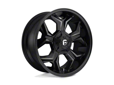 Fuel Wheels Avenger Matte Black with Double Dark Tint 6-Lug Wheel; 20x9; 20mm Offset (04-08 F-150)