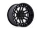 Fuel Wheels Celsius Matte Black with Gloss Black Lip 6-Lug Wheel; 17x9; -12mm Offset (04-08 F-150)