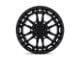 Fuel Wheels Celsius Matte Black with Gloss Black Lip 6-Lug Wheel; 17x9; -12mm Offset (04-08 F-150)