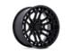 Fuel Wheels Celsius Matte Black with Gloss Black Lip 6-Lug Wheel; 17x9; 1mm Offset (04-08 F-150)