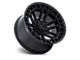 Fuel Wheels Celsius Matte Black with Gloss Black Lip 6-Lug Wheel; 17x9; 1mm Offset (04-08 F-150)