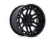 Fuel Wheels Celsius Matte Black with Gloss Black Lip 6-Lug Wheel; 20x10; -18mm Offset (04-08 F-150)