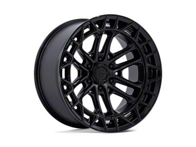 Fuel Wheels Celsius Matte Black with Gloss Black Lip 6-Lug Wheel; 20x9; 1mm Offset (04-08 F-150)