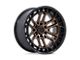 Fuel Wheels Celsius Matte Bronze with Matte Black Lip 6-Lug Wheel; 17x9; -12mm Offset (04-08 F-150)