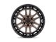 Fuel Wheels Celsius Matte Bronze with Matte Black Lip 6-Lug Wheel; 17x9; -12mm Offset (04-08 F-150)