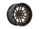 Fuel Wheels Celsius Matte Bronze with Matte Black Lip 6-Lug Wheel; 20x9; 1mm Offset (04-08 F-150)