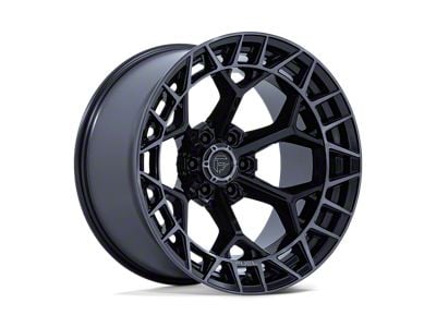 Fuel Wheels Charger Gloss Black Brushed Face with Dark Tint 6-Lug Wheel; 20x9; 20mm Offset (04-08 F-150)