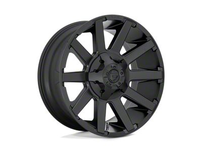 Fuel Wheels Contra Satin Black 6-Lug Wheel; 18x9; 1mm Offset (04-08 F-150)