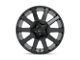 Fuel Wheels Contra Satin Black 6-Lug Wheel; 20x9; 2mm Offset (04-08 F-150)