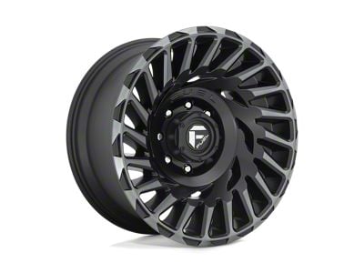 Fuel Wheels Cyclone Matte Machined Double Dark Tint 6-Lug Wheel; 18x9; 1mm Offset (04-08 F-150)