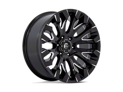 Fuel Wheels Quake Gloss Black Milled 6-Lug Wheel; 20x9; 1mm Offset (04-08 F-150)