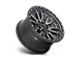 Fuel Wheels Rebel Matte Gunmetal with Black Bead Ring 6-Lug Wheel; 17x9; -12mm Offset (04-08 F-150)