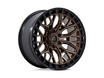 Fuel Wheels Sigma Matte Bronze with Matte Black Lip 6-Lug Wheel; 22x9.5; 18mm Offset (04-08 F-150)