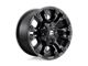 Fuel Wheels Vapor Matte Black 6-Lug Wheel; 22x10; 10mm Offset (04-08 F-150)