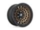 Fuel Wheels Zephyr Matte Bronze with Black Bead Ring 6-Lug Wheel; 20x9; 1mm Offset (04-08 F-150)