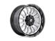 Fuel Wheels Arc Silver Brushed Face with Milled Black Lip 6-Lug Wheel; 20x9; 1mm Offset (07-13 Sierra 1500)