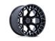 Fuel Wheels Charger Gloss Black Brushed Face with Dark Tint 6-Lug Wheel; 17x9; -12mm Offset (07-13 Sierra 1500)