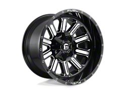 Fuel Wheels Hardline Gloss Black Milled 6-Lug Wheel; 17x9; 1mm Offset (07-13 Sierra 1500)