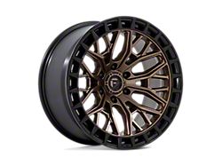 Fuel Wheels Sigma Matte Bronze with Matte Black Lip 6-Lug Wheel; 22x9.5; 18mm Offset (07-13 Sierra 1500)