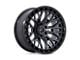 Fuel Wheels Sigma Matte Gunmetal with Matte Black Lip 6-Lug Wheel; 22x9.5; 18mm Offset (07-13 Sierra 1500)