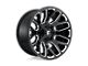 Fuel Wheels Warrior Gloss Black Milled 6-Lug Wheel; 20x9; 1mm Offset (07-13 Sierra 1500)