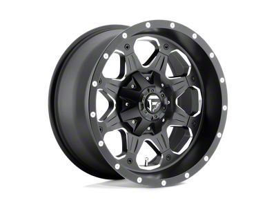 Fuel Wheels Boost Matte Black Milled 8-Lug Wheel; 20x9; 20mm Offset (11-14 Sierra 2500 HD)