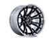 Fuel Wheels Catalyst Gloss Black with Brushed Gray Tint Face and Lip 8-Lug Wheel; 22x10; -18mm Offset (11-14 Sierra 2500 HD)