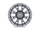 Fuel Wheels Catalyst Platinum with Chrome Lip 8-Lug Wheel; 22x12; -44mm Offset (07-10 Sierra 2500 HD)