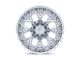 Fuel Wheels Charger Gloss Silver with Machined Face 8-Lug Wheel; 20x9; 1mm Offset (07-10 Sierra 2500 HD)