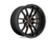 Fuel Wheels Clash Matte Black with Double Dark Tint 8-Lug Wheel; 20x9; 1mm Offset (07-10 Sierra 2500 HD)