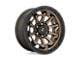 Fuel Wheels Covert Matte Bronze with Black Bead Ring 8-Lug Wheel; 20x9; 1mm Offset (07-10 Sierra 2500 HD)