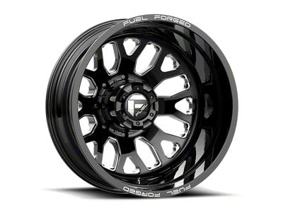 Fuel Wheels FF19D Gloss Black Milled 8-Lug Wheel; 24x12; -50mm Offset (11-14 Sierra 2500 HD)