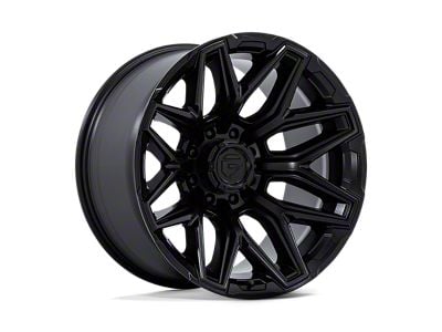 Fuel Wheels Flux Blackout 8-Lug Wheel; 22x10; -18mm Offset (11-14 Sierra 2500 HD)