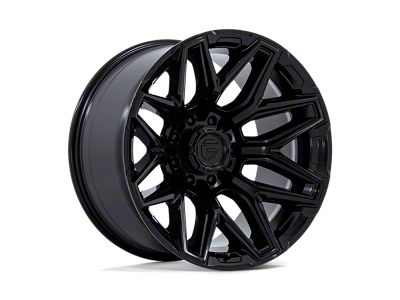 Fuel Wheels Flux Gloss Black 8-Lug Wheel; 20x10; -18mm Offset (11-14 Sierra 2500 HD)