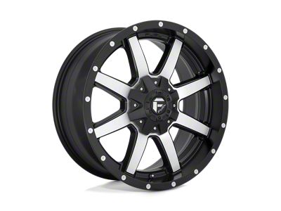 Fuel Wheels Maverick Matte Black Machined 8-Lug Wheel; 20x10; -12mm Offset (11-14 Sierra 2500 HD)