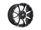 Fuel Wheels Maverick Matte Black Machined 8-Lug Wheel; 20x10; -12mm Offset (11-14 Sierra 2500 HD)