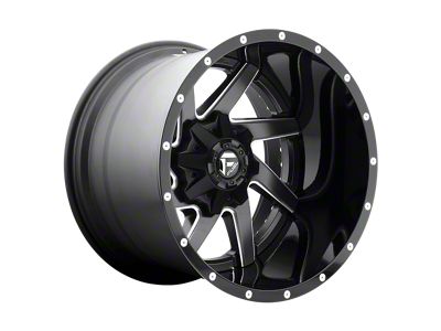 Fuel Wheels Renegade Matte Black Milled 8-Lug Wheel; 22x12; -44mm Offset (11-14 Sierra 2500 HD)