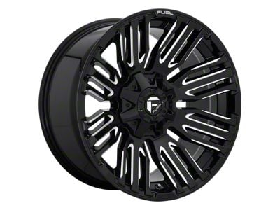 Fuel Wheels Schism Gloss Black Milled 8-Lug Wheel; 20x10; -18mm Offset (11-14 Sierra 2500 HD)