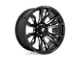 Fuel Wheels Blitz Gloss Black Milled 8-Lug Wheel; 17x9; 1mm Offset (07-10 Sierra 3500 HD SRW)