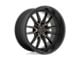 Fuel Wheels Clash Matte Black with Double Dark Tint 8-Lug Wheel; 20x9; 1mm Offset (07-10 Sierra 3500 HD SRW)