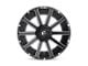 Fuel Wheels Contra Matte Black Milled 8-Lug Wheel; 20x9; 1mm Offset (07-10 Sierra 3500 HD SRW)