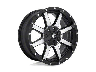 Fuel Wheels Maverick Matte Black Machined 8-Lug Wheel; 20x10; -12mm Offset (11-14 Sierra 3500 HD SRW)