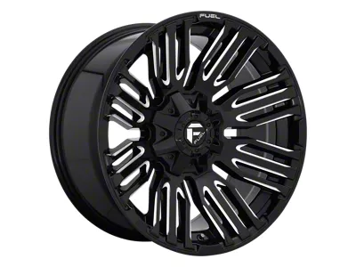 Fuel Wheels Schism Gloss Black Milled 8-Lug Wheel; 20x10; -18mm Offset (11-14 Sierra 3500 HD SRW)