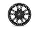 Fuel Wheels Twitch Glossy Black Milled 8-Lug Wheel; 20x9; 1mm Offset (07-10 Sierra 3500 HD SRW)