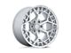 Fuel Wheels Charger Gloss Silver with Machined Face 6-Lug Wheel; 17x9; -12mm Offset (07-13 Silverado 1500)